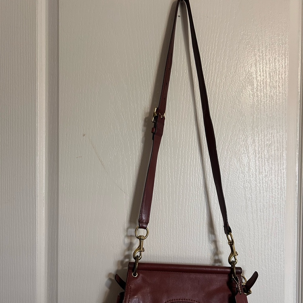 Coach Brown Leather willis Legacy crossbody - Picture 8 of 8